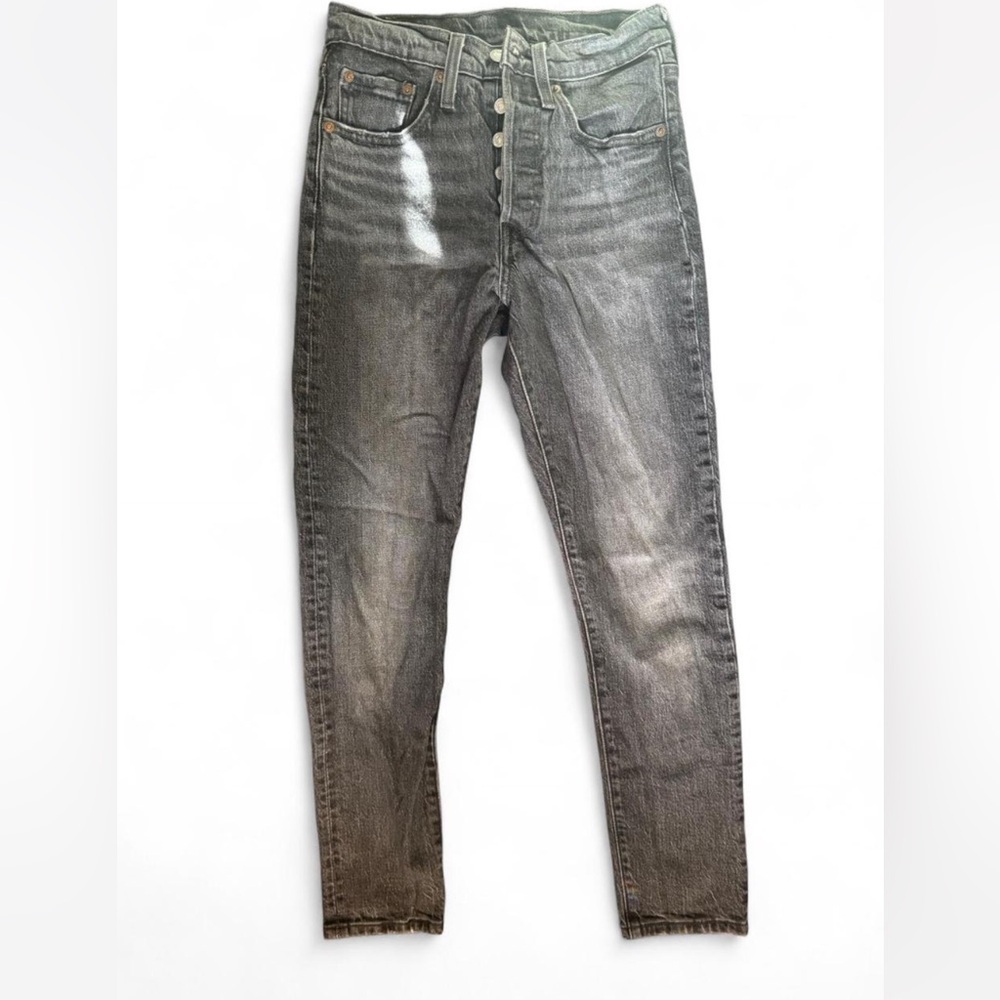 Levi’s original 501s skinny Button Fly jeans size 24W 28L women’s